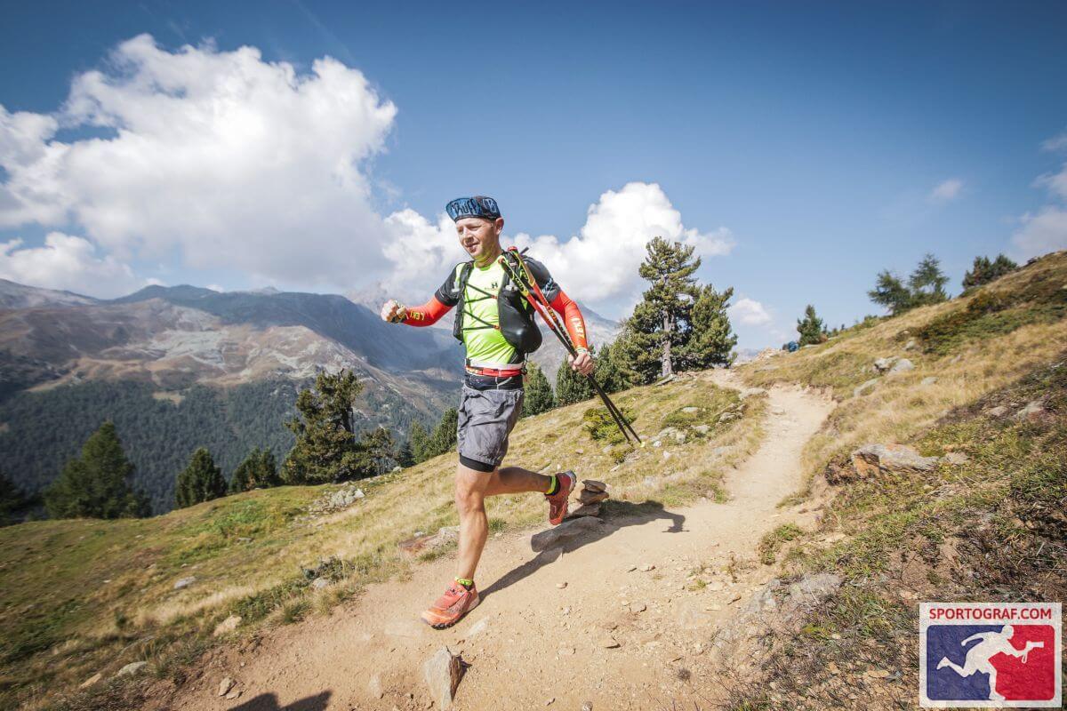 Andreas bei seiner Leidenschaft, dem Trail Running
