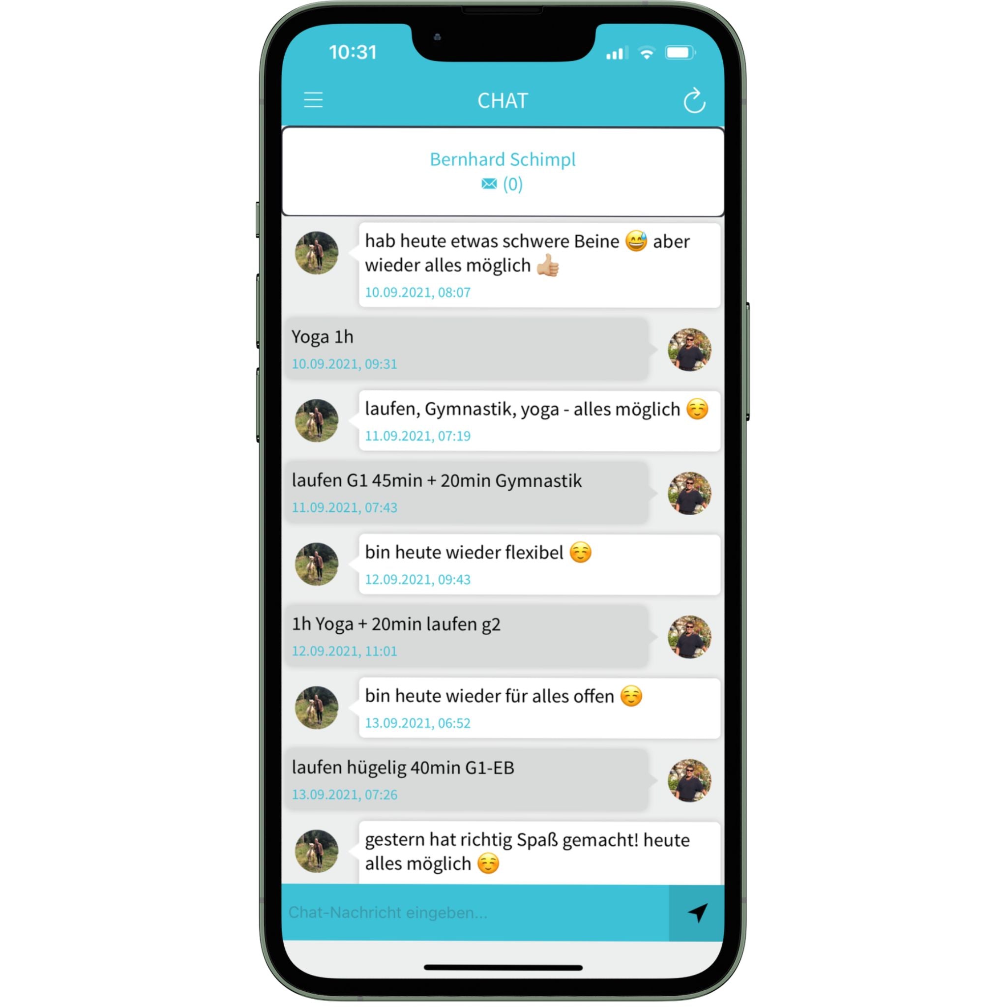 Vitalmonitor App Chat